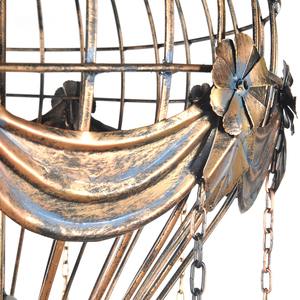 Vintage Hot Air <b>Balloon</b> Pendant Metal Cage Chandelier Hanging Lamp for Bar Cafe Restaurant Decoration 58.42Lx58.42Wx104.14H cm - Product Image 4