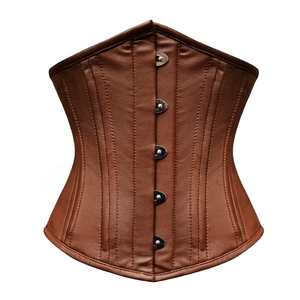 Corsé Transpirable de Último Modelo para Mujer, Talla Personalizada, Hecho de Cuero Suave, Ajustable, Corsés de Cuero para Mujer - Product Image 1