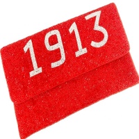 Collection de pochettes à perles sur le thème du sport, type de fermeture : pochettes, portées avec des perles indiennes, pochette artisanale, meilleur prix de gros