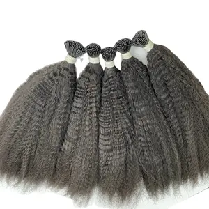 All color I/ U/ V- Tip natural straight hair 100% human hair extensions from hairvietnam factory in Asia