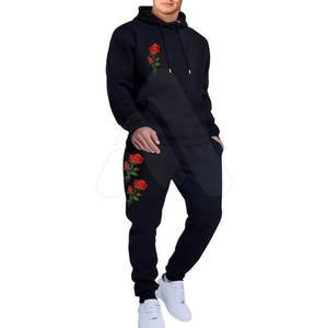 Ensemble de survêtement de sport pour homme, grande taille, haute qualité, avec logo personnalisé brodé et imprimé, collection Hiver 2026 - Product Image 6