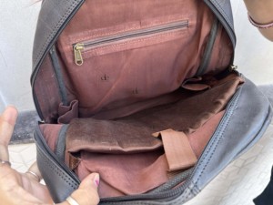 Mochila de Cuero Vacuno Auténtico, Estilo Occidental, Mochilas Escolares Unisex, Bolsas Multiusos, Producto al por Mayor - Product Image 6