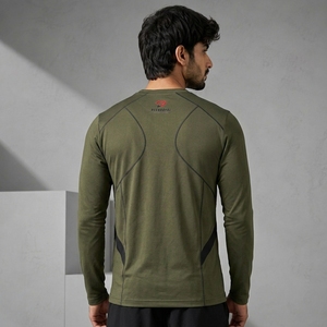 Camiseta de Manga Larga para Hombre, Diseño Casual Versátil, Material Transpirable y Cómodo, Estilo Clásico para Uso Diario - Product Image 3