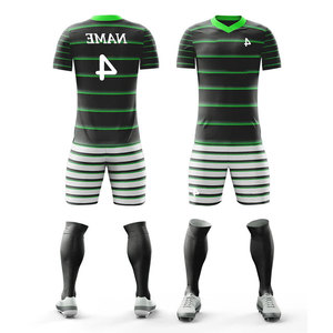 Tenues de football 2026 : Kits athlétiques toutes saisons personnalisables avec logo, uniformes de joueur et d'équipe, séchage rapide, couleur unie, pour football et rugby - Product Image 4