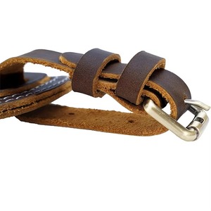 Master Craft Leather Luggage Tags Superior Full Grain Leather Quality Genuine Leather Bag Identifiers LTG-0329 - Product Image 3