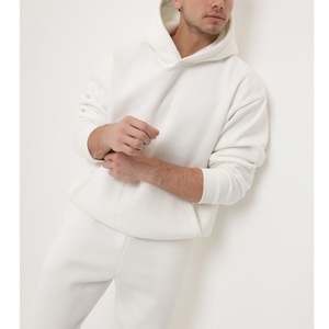 Sweat à capuche décontracté de haute qualité pour homme, avec logo lettré essentiel, style double, coupe ample - Product Image 3