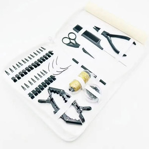 Kit Profesional de Herramientas para Extensiones de Cabello y Micro Anclajes en Color Sólido Único con Alicates de Acero Inoxidable y Herramienta de Bucle - Product Image 1