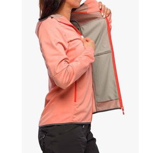 Veste Softshell pour femme, imprimée sur mesure, pour les sports de plein air, imperméable, respirante, fabrication OEM ODM, vente en gros - Product Image 3
