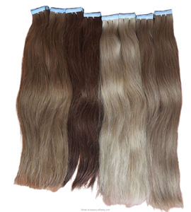 Cinta adhesiva invisible natural para extensiones de cabello - ligera, discreta y perfecta para añadir longitud y volumen. - Product Image 5