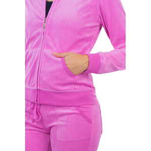 Chándal Ligero con Capucha para Mujer, Transpirable, de Poliéster, Mangas Largas, Bolsillos Laterales, Corte Regular, Diseño Casual de Otoño, Color Sólido - Product Image 5