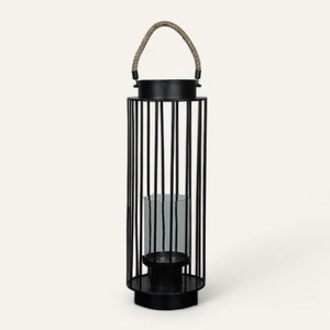 Faroles de Metal Negros Decorativos para Interiores y Exteriores, para Bodas, Hogar, Hotel, Restaurante, Portavelas Hecho a Mano de Alta Calidad - Product Image 6