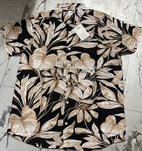 Tùy Chỉnh Thiết Kế Thăng Hoa In Quá Khổ Thời Trang Phố Người Đàn Ông Giản Dị Bãi Biển Ngắn Tay Áo Nút T Áo Sơ Mi Cho Nam Giới Nút Bao Gồm - Product Image 5