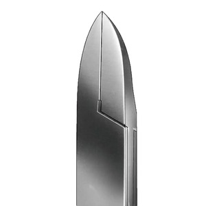 Coupe-ongles en acier inoxydable, lame biseautée, pointe acérée, outil durable pour les ongles des doigts, style simple pour adultes - Product Image 1