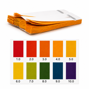 Bandes de papier test pH universelles pH 1.0–10.0, papier indicateur d'acidité et d'alcalinité pour les tests chimiques de laboratoire et de l'eau - Product Image 2