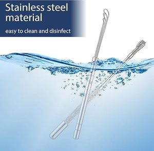 Kit de nettoyage d'oreilles de qualité supérieure, outils de précision en acier inoxydable, sûrs, durables et réutilisables pour une hygiène auriculaire à long terme - Product Image 3