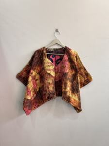 Indian Handmade <b>Boho</b> Women Kantha Oversized Top Hippie Poncho <b>Dress</b> - Product Image 2