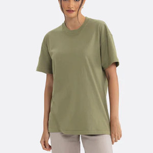 Camiseta de algodón 100% de corte holgado, manga corta y bolsillo, de gramaje pesado - Product Image 1