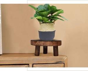 Wooden Plant <b>Stand</b> for Indoor Outdoor Flower <b>Pot</b> <b>Stand</b> Base Holder Stool Decorative Plant Display <b>Stand</b> for Home - Product Image 5