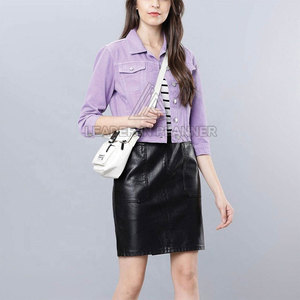 แจ็คเก็ตยีนส์ผู้หญิง คอปกพับได้ สีและขนาดตามสั่ง ไซส์พลัส ระบายอากาศได้ดี น้ำหนักเบา เหมาะสำหรับใช้งานกลางแจ้ง - Product Image 2