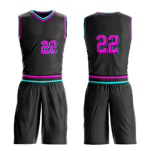 ชุดบาสเก็ตบอลดีไซน์ล่าสุด คุณภาพพรีเมียม บริการ OEM พิมพ์ลาย สี ขนาด สไตล์ ปรับแต่งได้ บริการ OEM ขายดี รับผลิตตามสั่ง - Product Image 1