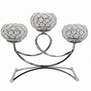 Candélabres pour bougies chauffe-plat, chandelier, support de bougies de dîner, décoration de mariage, fête, maison, centre de table, accents lumineux - Product Image 1