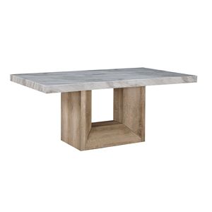 Set da Pranzo SHEENA 5 Pezzi in Legno Naturale per il Soggiorno - Product Image 3