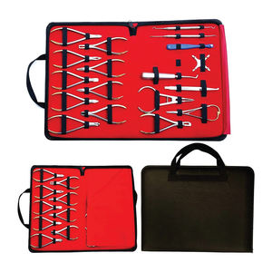 Juego de 18 Herramientas Manuales de Ortodoncia Dental, Alicates de Ortodoncia de Acero Inoxidable, Instrumentos para Alambres de Ortodoncia, Kit de Dentista Autoclavable - Product Image 1