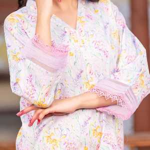 ชุดสนามหญ้าผู้หญิงพิมพ์ดิจิตอล2ชิ้นชุด PS4106ที่หรูหราและมีสไตล์ - Product Image 3