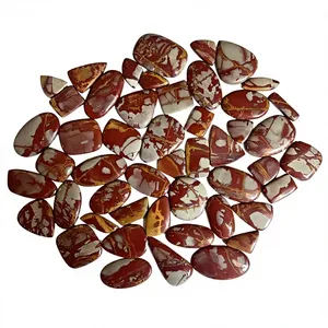 Gemas Trimurti al por Mayor, Gema de Jaspe Noreena Natural |   Cabujones de Jaspe Noreena Sueltos de Primera Calidad |   Corte Personalizado a Granel de 15-50 mm - Product Image 1