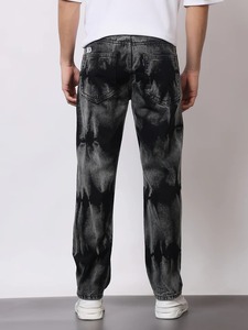 Jean large décontracté en denim riche en coton, écologique, déchiré, qualité supérieure, idéal comme cadeau - Product Image 2