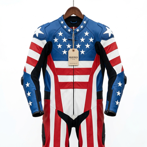 Traje de Motociclismo de Cuero Hecho a Mano de Alta Calidad, Ropa de Cuero Hecha a Medida - Product Image 6
