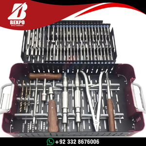 Kit Extractor de Tornillos Quirúrgicos Ortopédicos de Acero Inoxidable de Alta Calidad, 56 Piezas, de BEXPO INTL - Product Image 6