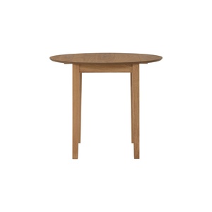 Contemporary Extendable <b>Solid</b> <b>Wood</b> <b>Dining</b> <b>Table</b> Space Saving Folding Modern <b>Round</b> <b>Dining</b> Set for Small Home 4 Seating Capacity - Product Image 3