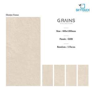 Gloslyn Crema GHR Surphase - Azulejos de Porcelana para Piso y Pared, 600x1200 mm, Acabado Mate, Diseño Interior Moderno - Product Image 3