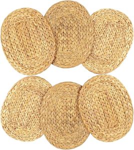 Salvamanteles Redondo de Jacinto de Agua, Estilo Nórdico Natural, Hecho a Mano, Tejido, para Mesa de Comedor, Venta al por Mayor, Directo de Fábrica - Product Image 5