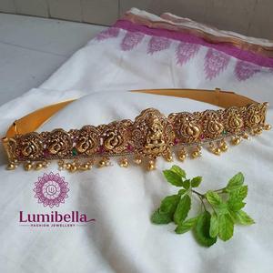Fashion Body Jewelry Vaddanam Design with Lakshmi Devi - Product Image 1