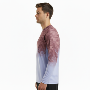 Sudadera con capucha de pesca personalizada, de manga larga, de secado rápido, UPF 50, para hombre, camisa de caza. - Product Image 3