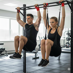 Correas Abdominales Rexfit Sport Gym con Mosquetones de Acero, Soporte de Brazo Acolchado Suave para Entrenamiento de Core y Abdominales - Product Image 3