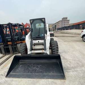 Used Bobcat S300 Mini Skid Steer Loader 4WD <b>Small</b> <b>Sliding</b> Loader Good Condition - Product Image 4