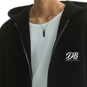 Vente en gros : Sweat à capuche zippé coupe ample en coton épais, veste à capuche entièrement zippée, fabricant de vêtements avec logo personnalisé, commandes en gros - Product Image 3