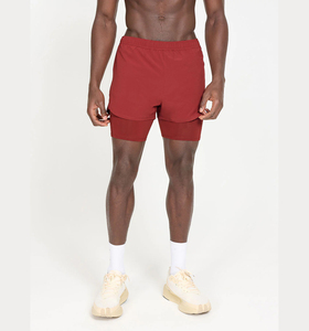 Pantalones Cortos Deportivos 2 en 1 Personalizados para Hombre, para Correr, Entrenar, Boxeo, con Forro Interior de Compresión, Bolsillos Laterales, Secado Rápido, Logotipo Frontal - Product Image 1