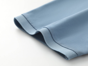 Camisa Polo de Seda Personalizada, Manga Corta, Antibolitas, Color Sólido, Tejido Liso, Ropa de Trabajo de Secado Rápido, Bordada, Corte Ajustado, ODM - Product Image 5