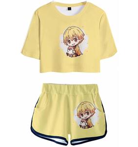 Conjunto de Sudadera y Pantalones Cortos de Algodón Bordado a Mano para Mujer, Hecho a Medida, con Diseño Personalizado - Product Image 6