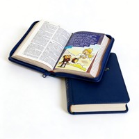 Bible chrétienne personnalisée à couverture rigide pour enfants, pour l'étude et l'apprentissage des histoires, impression avec carton ondulé et papier offset