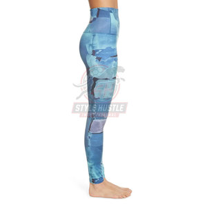 Leggings de yoga à taille élastique, dernière conception, vente en gros, leggings de sport de haute qualité, les plus vendus - Product Image 4