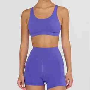 Nueva Ropa Deportiva, Conjunto de 2 Piezas de Leggings Deportivos con Efecto Levanta Glúteos, Tejido Sin Costuras, para Gimnasio, Fitness y Yoga para Mujer - Product Image 4