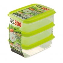 Contenitore e conservazione per alimenti verdi 300 3P - Product Image 1