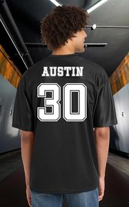 Maillot de football personnalisé pour hommes, nom et numéro du joueur personnalisés, chemise en maille respirante - Product Image 5