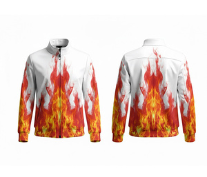 Veste zippée sublimée personnalisée pour équipe, vêtements de course et de fitness, chaude, respirante, séchage rapide |   Tailles Hommes Femmes Jeunes - Product Image 1