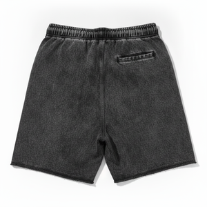 Shorts Bermuda pour Homme 100% Coton Couleur Unie avec Taille Élastique et Poches Logo Avant Respirant Coupe Haute Style Décontracté - Product Image 4